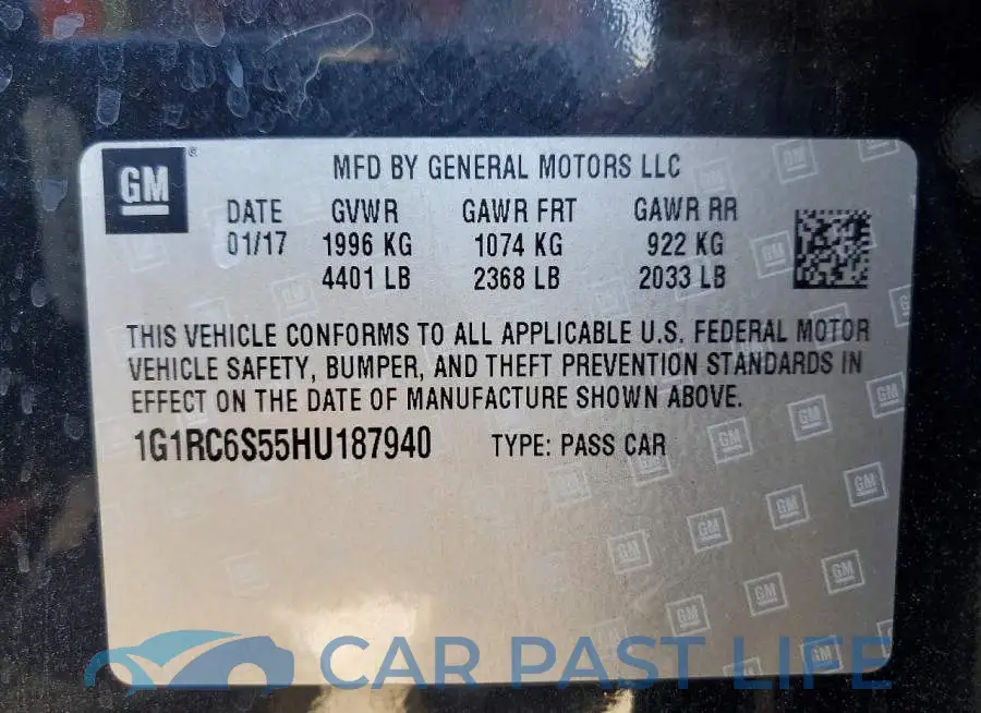 1G1RC6S55HU187940# 12