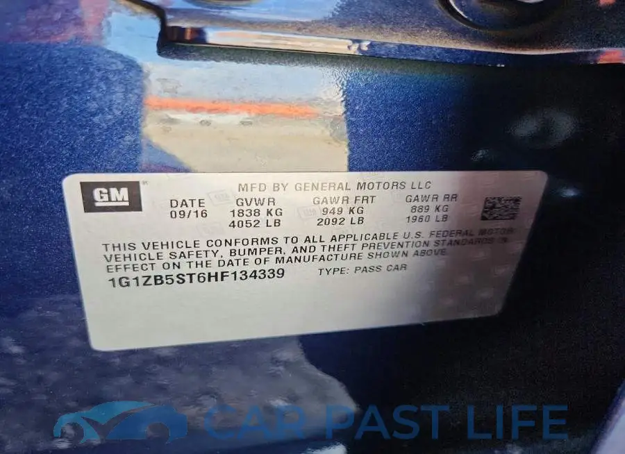 1G1ZB5ST6HF134339# 12