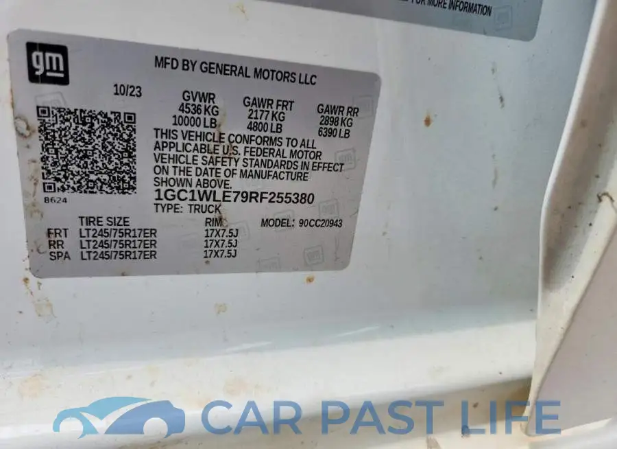 1GC1WLE79RF255380# 12