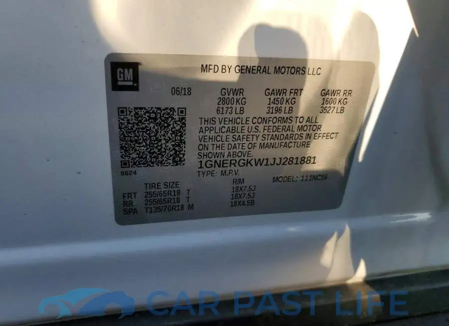 1GNERGKW1JJ281881# 14
