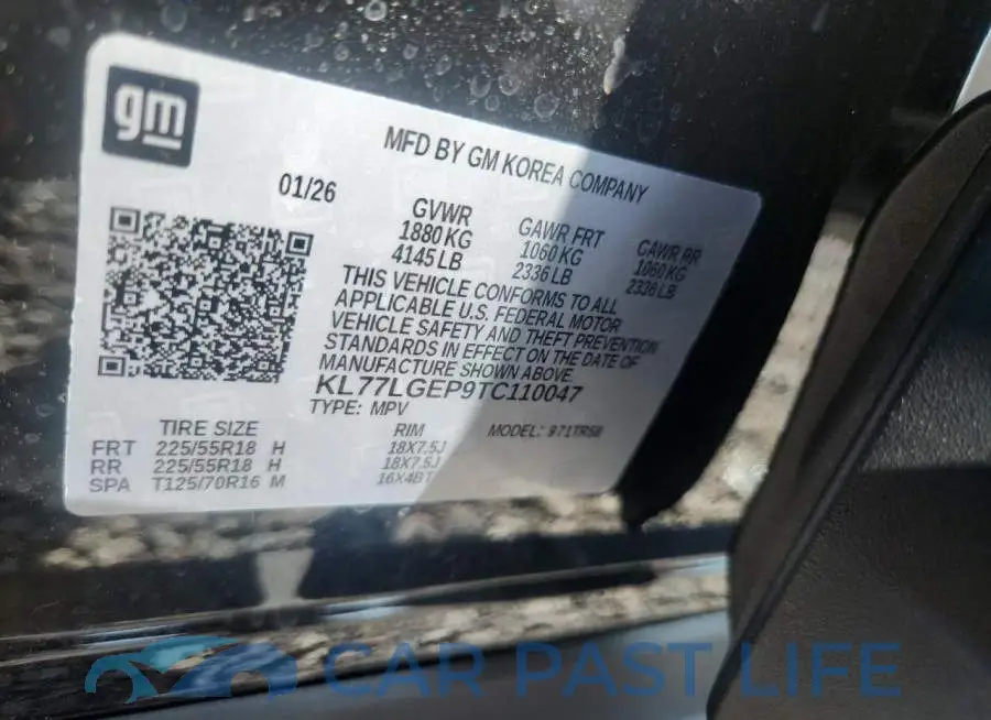 KL77LGEP9TC110047# 14