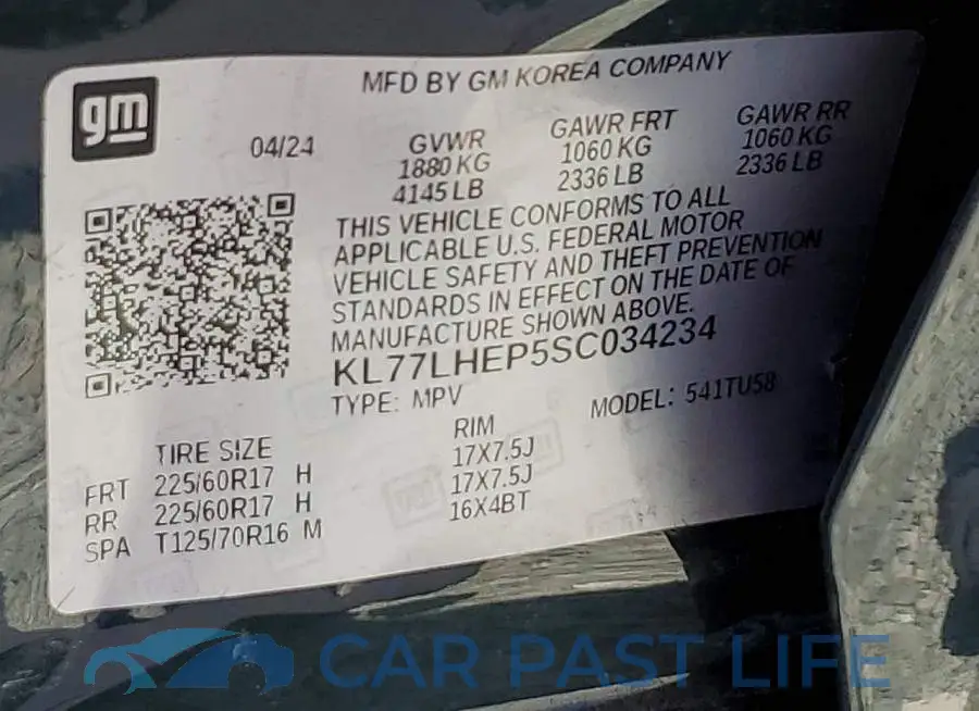 KL77LHEP5SC034234# 14