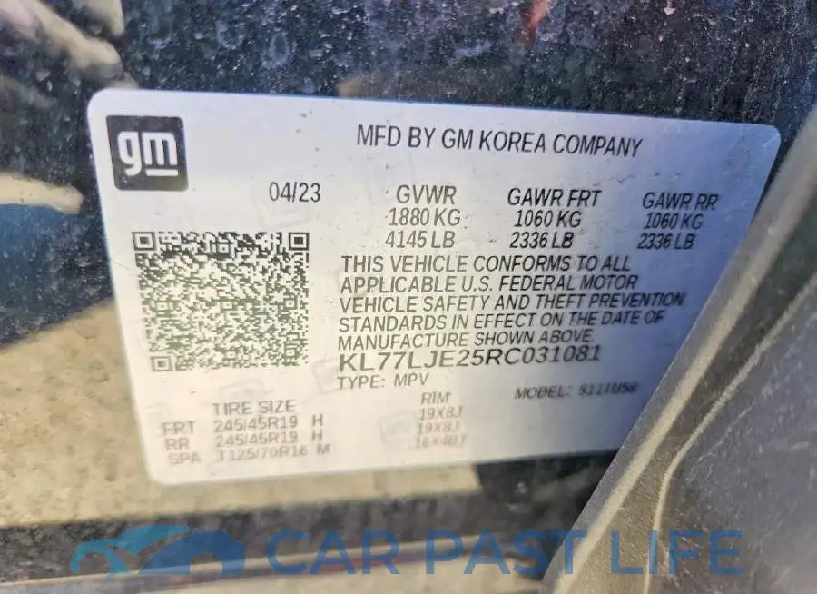 KL77LJE25RC031081# 14