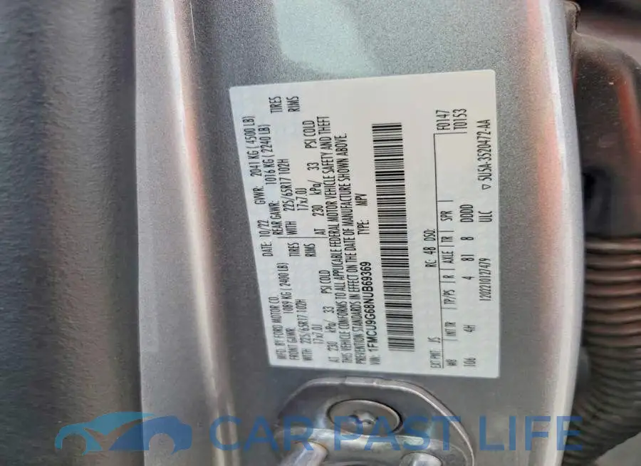 1FMCU9G68NUB69369# 13