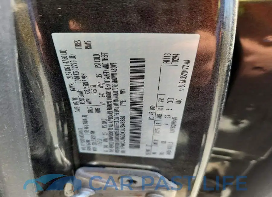 1FMCU9GDXJUB46880# 14