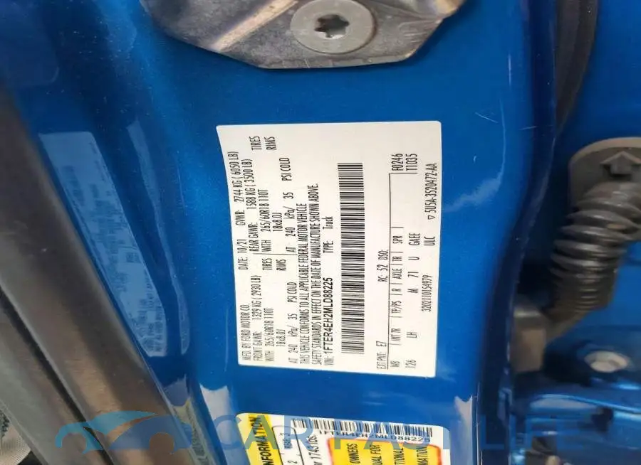 1FTER4EH2MLD88225# 12