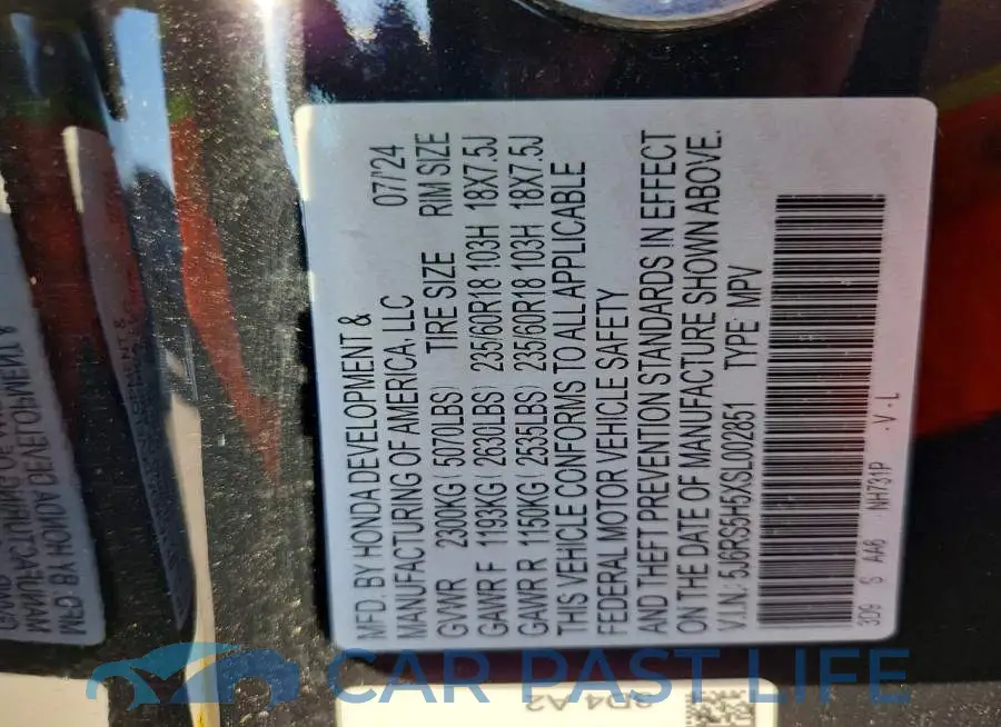5J6RS5H5XSL002851# 13