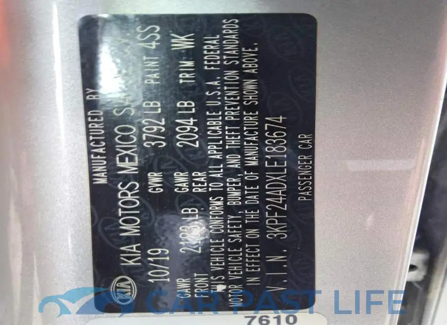 3KPF24ADXLE183674# 13