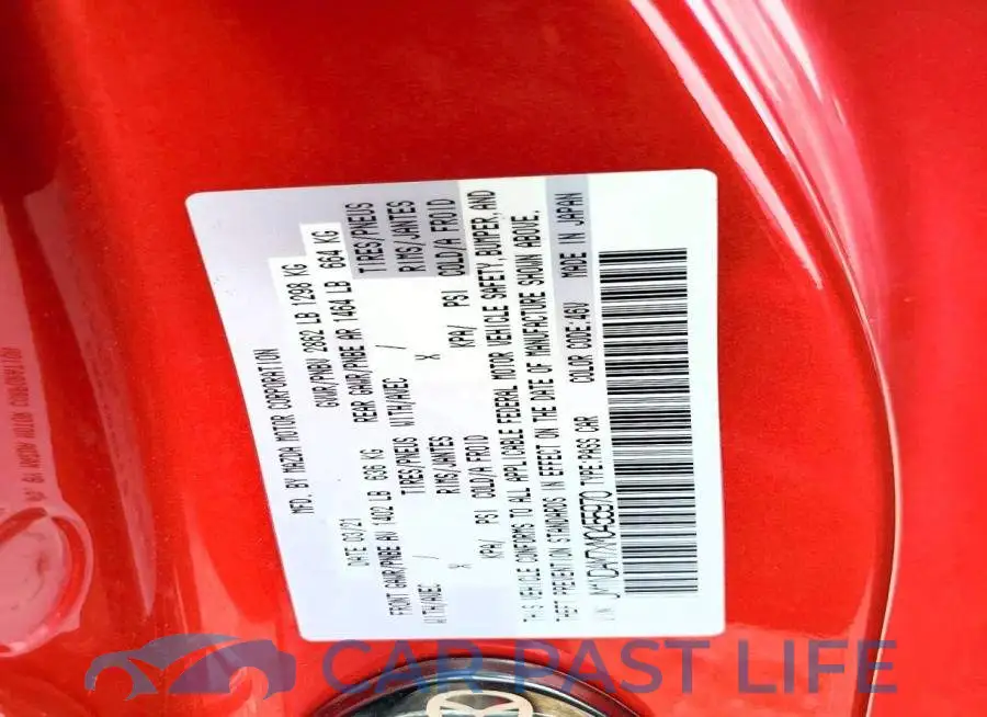 JM1NDAM7XM0455970# 12
