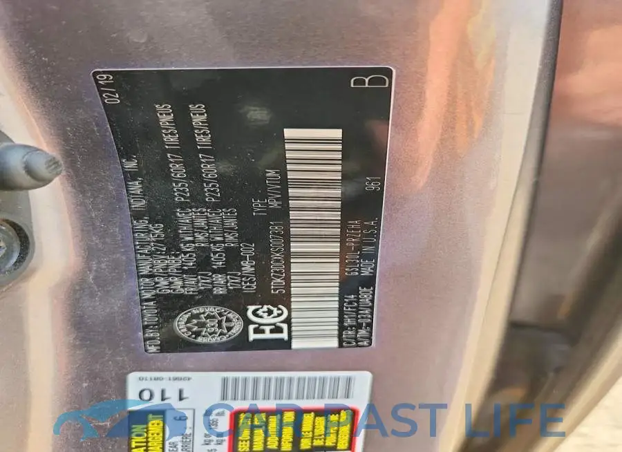 5TDKZ3DCXKS007381# 13