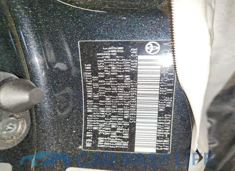 5YFBURHE6KP909127# 12