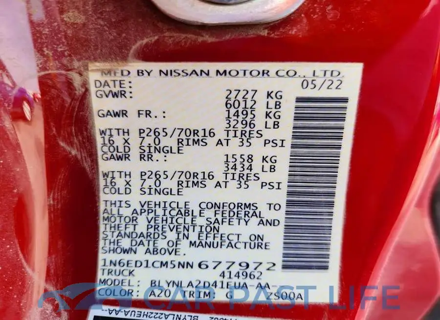 1N6ED1CM5NN677972# 12