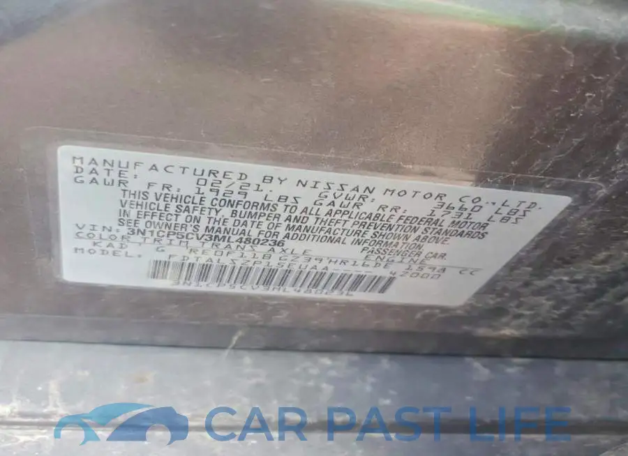 3N1CP5CV3ML480236# 13