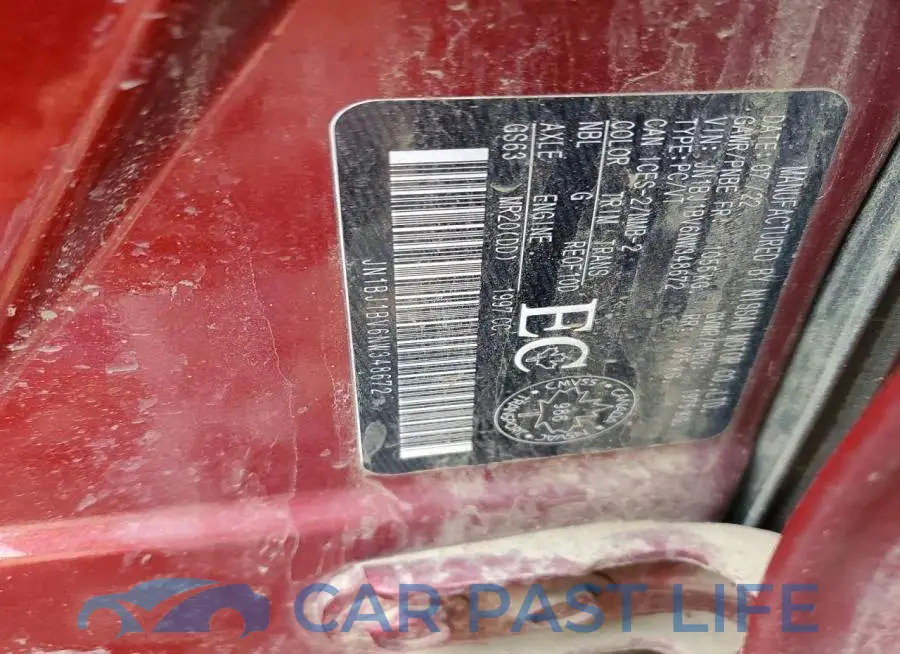 JN1BJ1BV6NW348672# 12