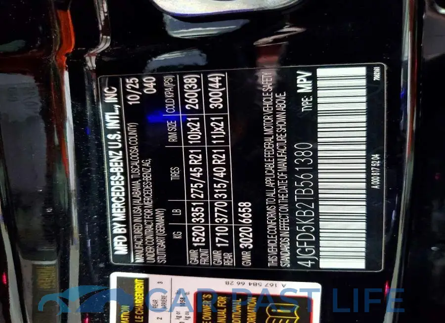 4JGFD5KB2TB561380# 14