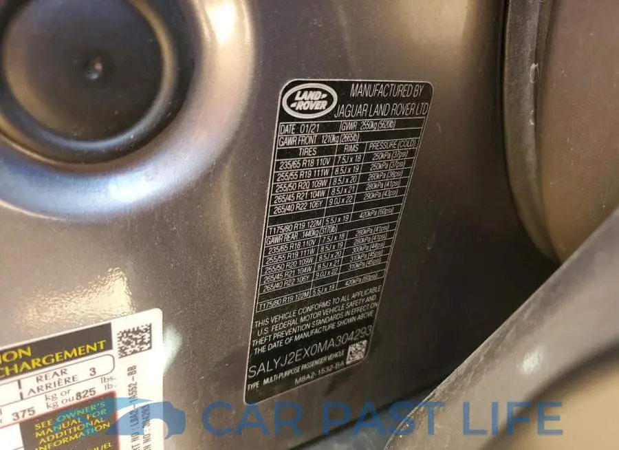 SALYJ2EX0MA304293# 14