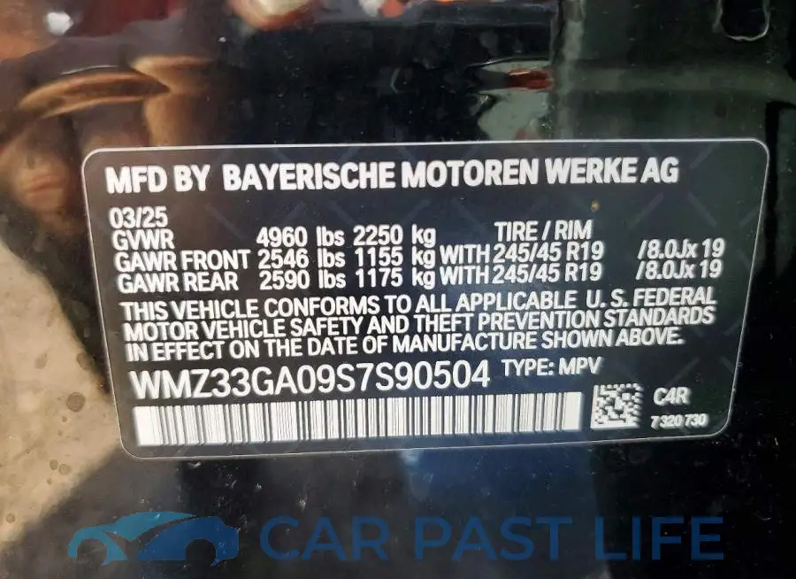 WMZ33GA09S7S90504# 13