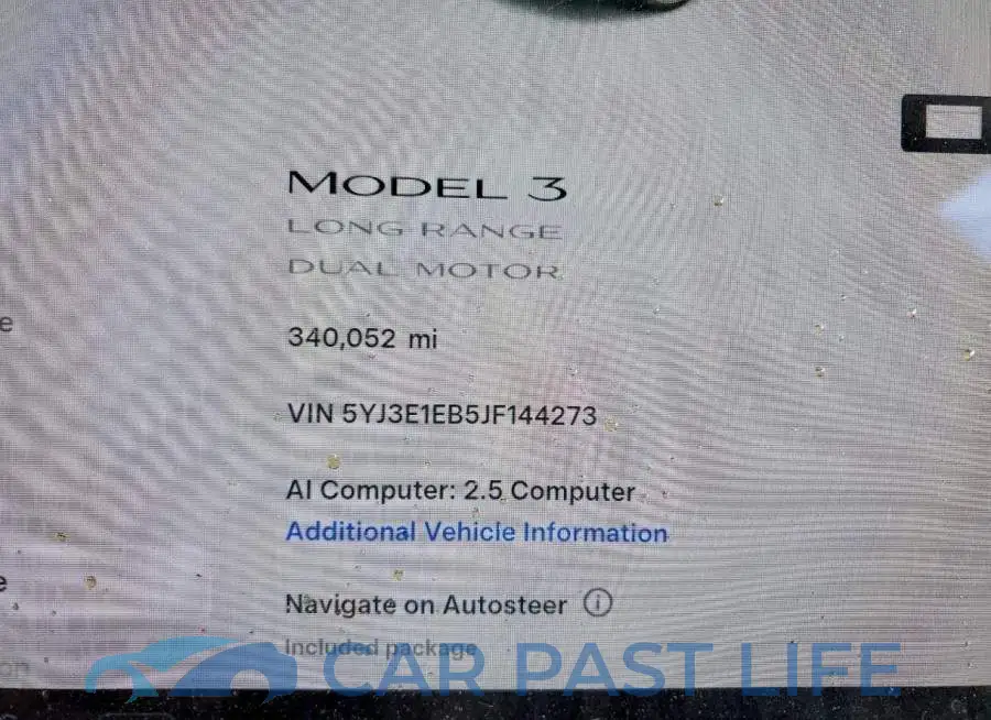 5YJ3E1EB5JF144273# 9