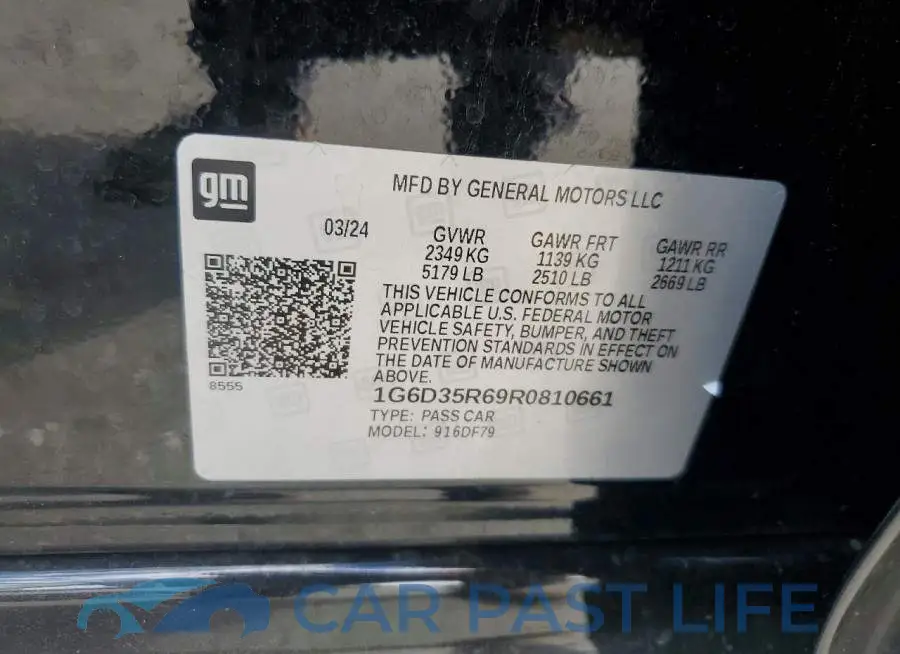 1G6D35R69R0810661# 12