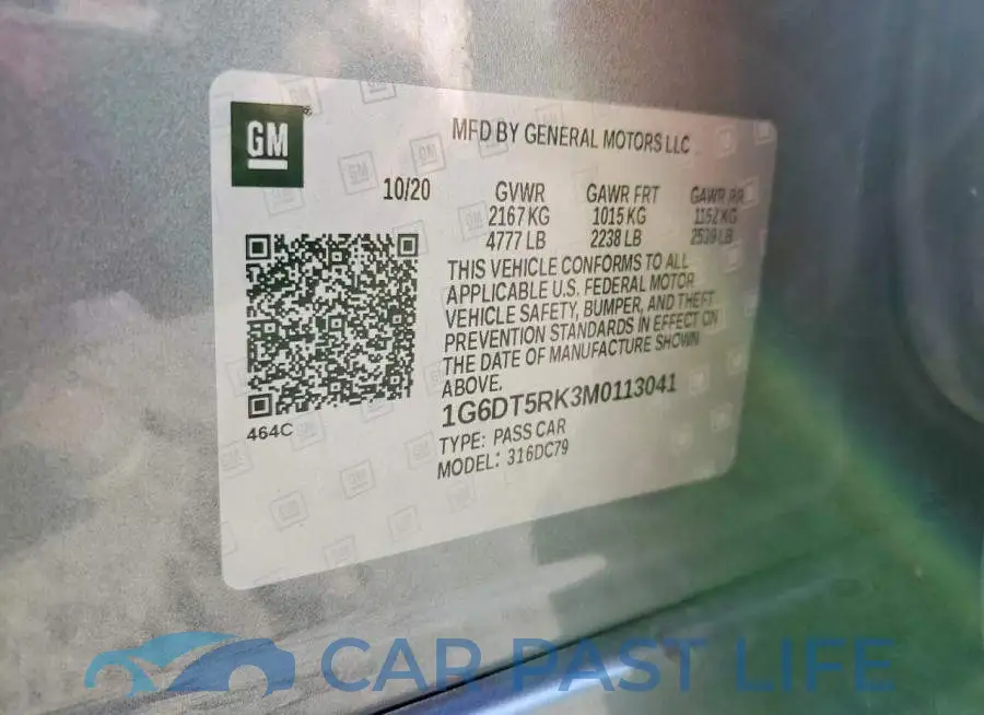 1G6DT5RK3M0113041# 12