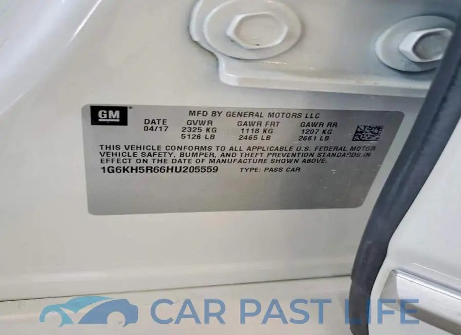 1G6KH5R66HU205559# 12