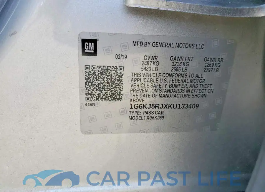1G6KJ5RJXKU133409# 12