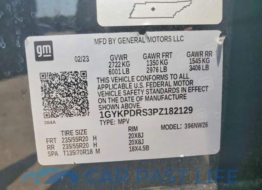 1GYKPDRS3PZ182129# 13
