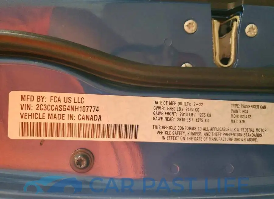 2C3CCASG4NH107774# 12