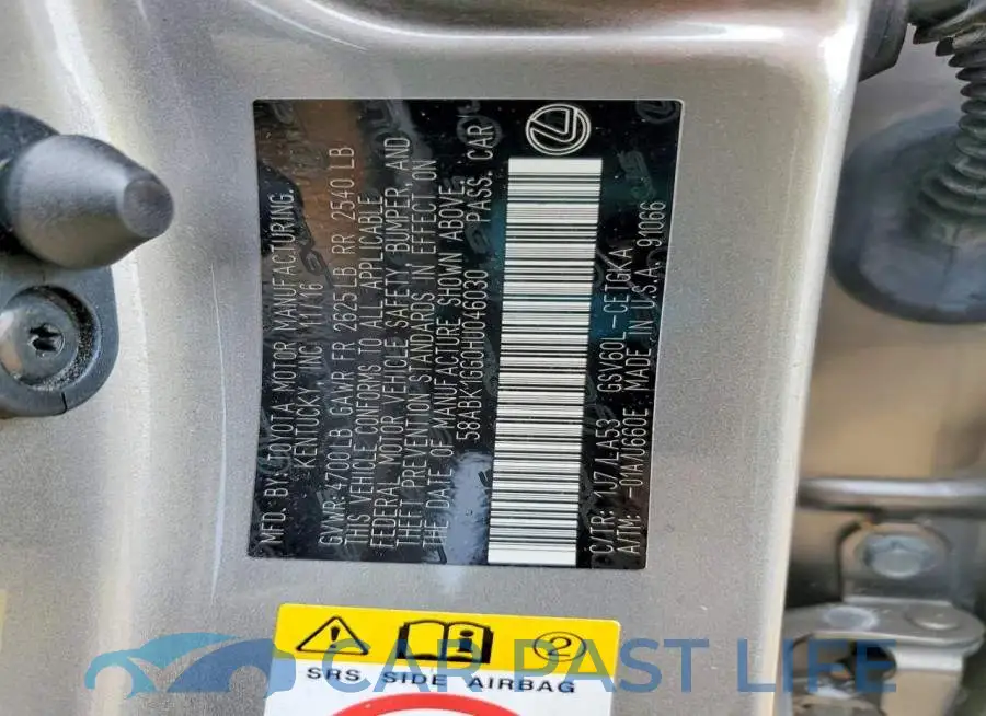 58ABK1GG0HU046030# 12
