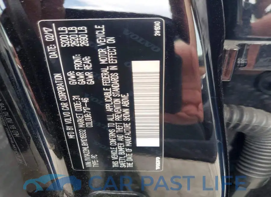 YV1A22ML8H1016932# 12