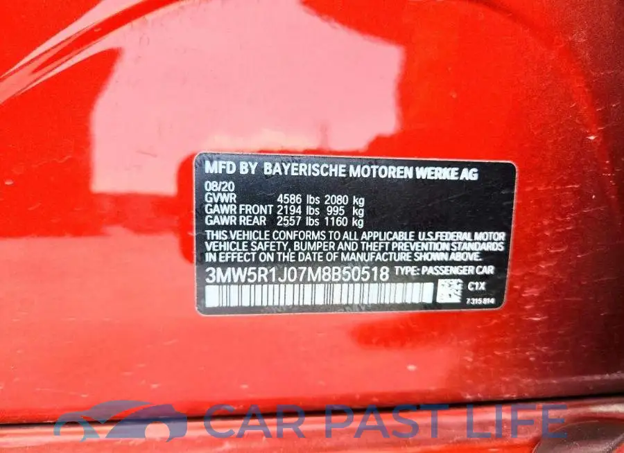3MW5R1J07M8B50518# 12