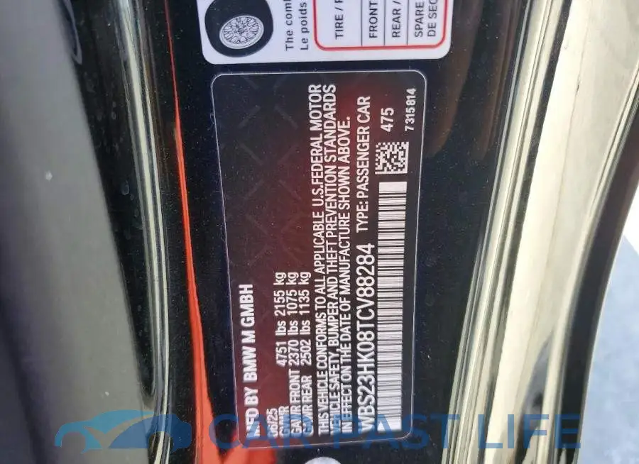 WBS23HK08TCV88284# 12