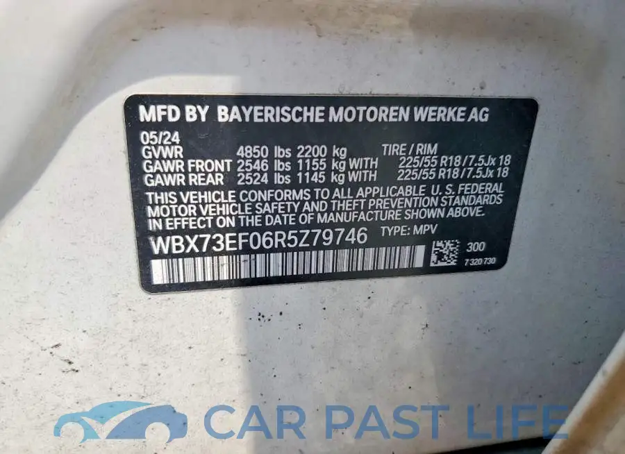 WBX73EF06R5Z79746# 13