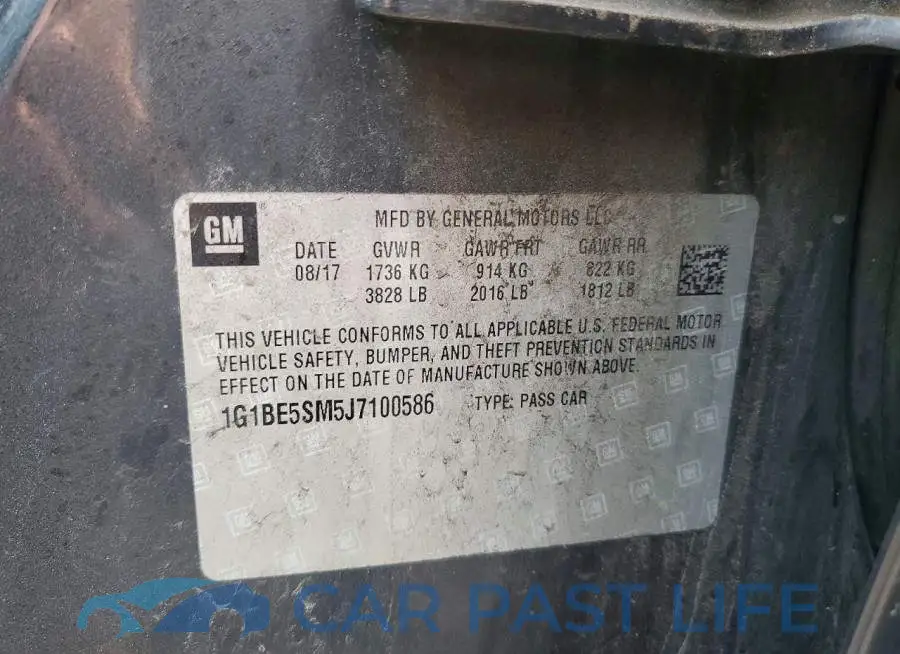 1G1BE5SM5J7100586# 12