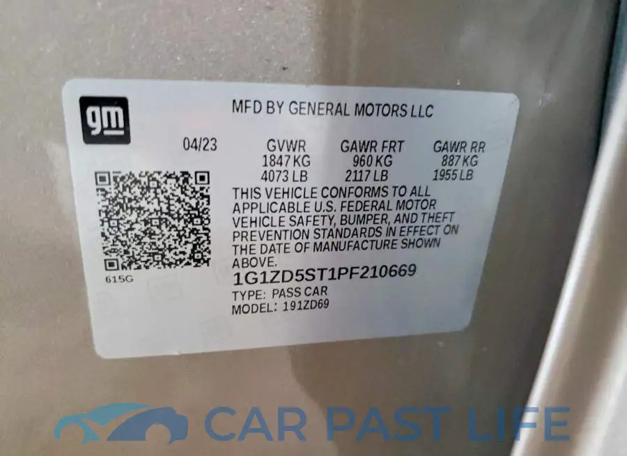 1G1ZD5ST1PF210669# 12