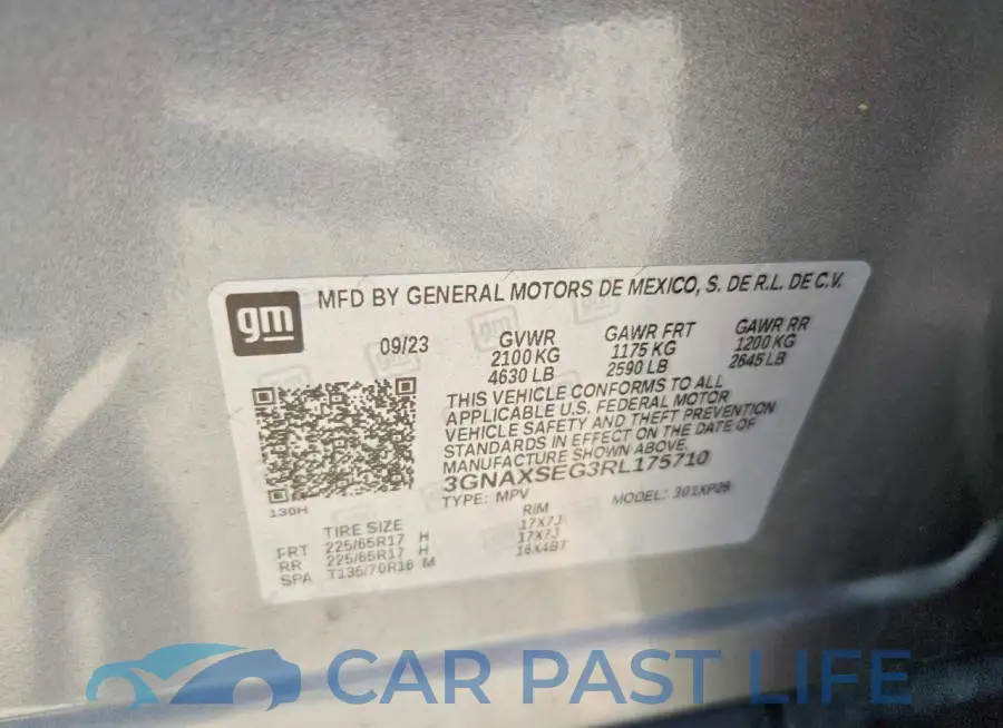 3GNAXSEG3RL175710# 13