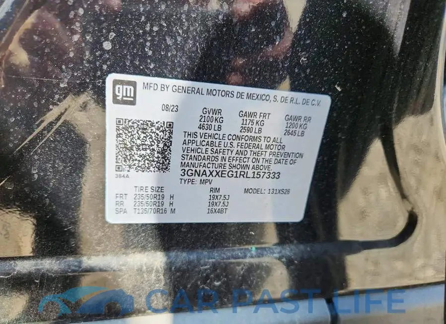 3GNAXXEG1RL157333# 13