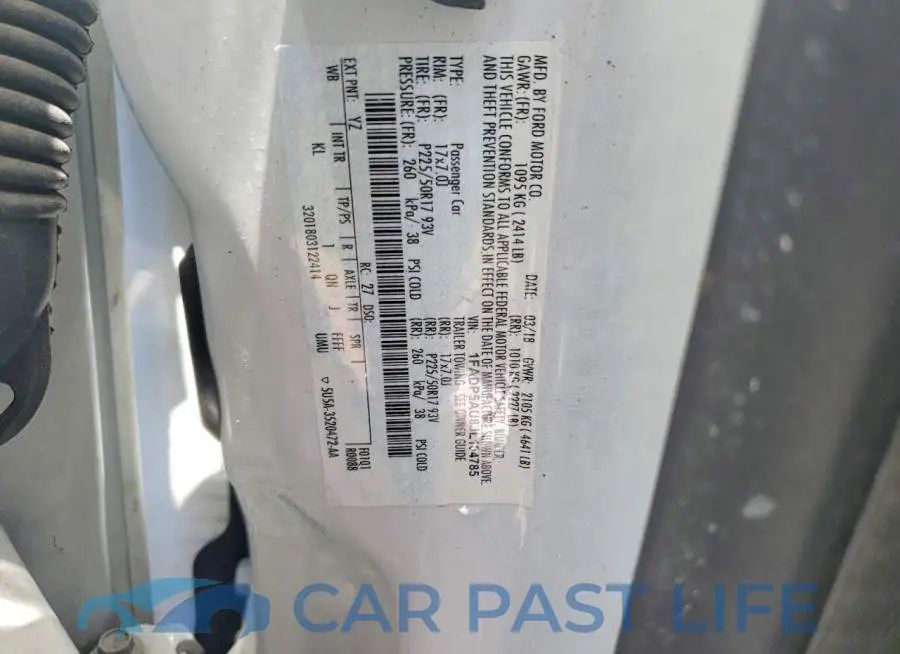 1FADP5AU8JL104785# 12
