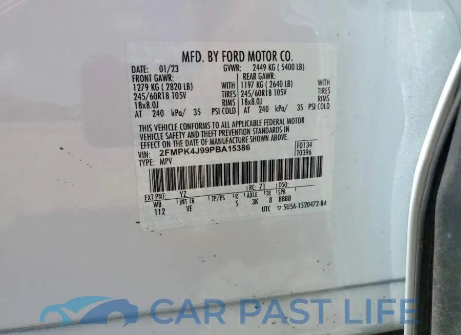 2FMPK4J99PBA15386# 13