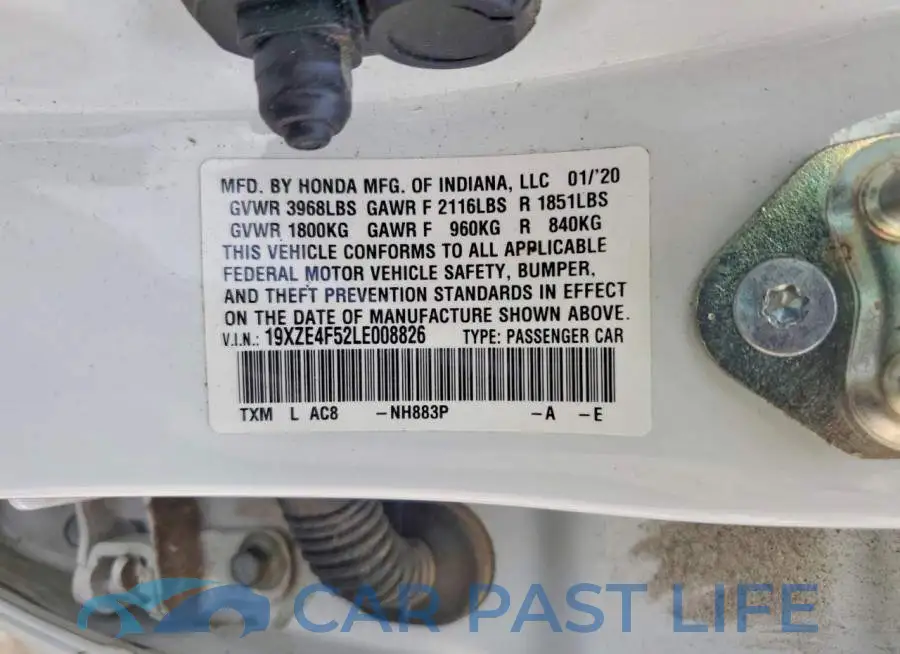 19XZE4F52LE008826# 12