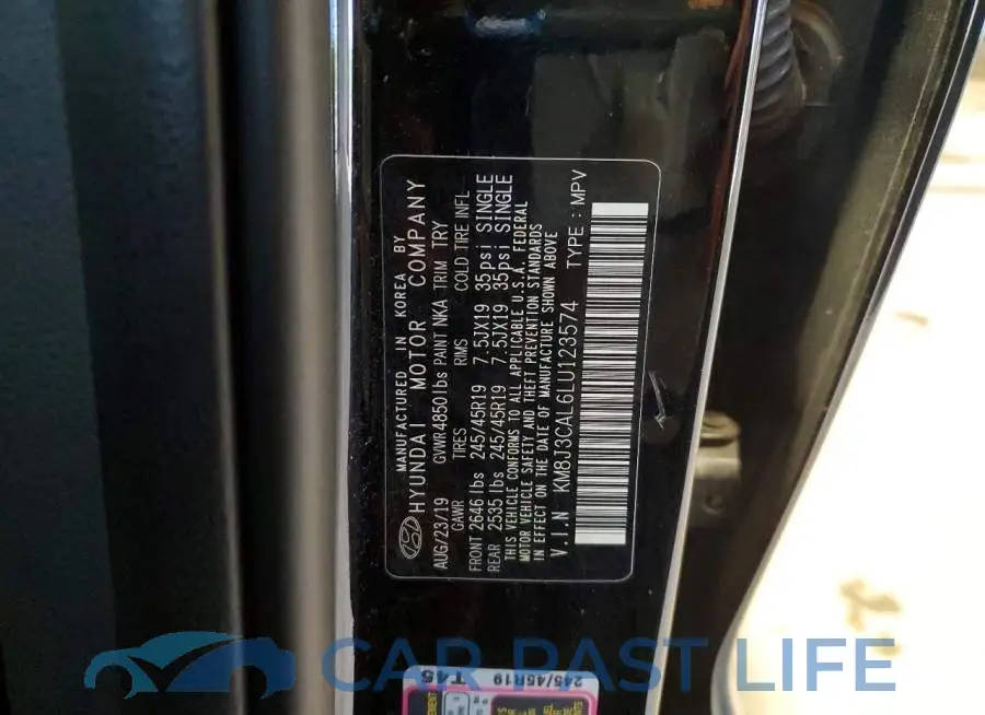 KM8J3CAL6LU123574# 14