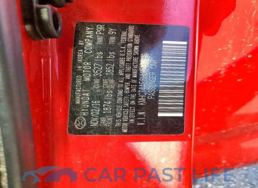 KMHCT4AE8HU241066# 12