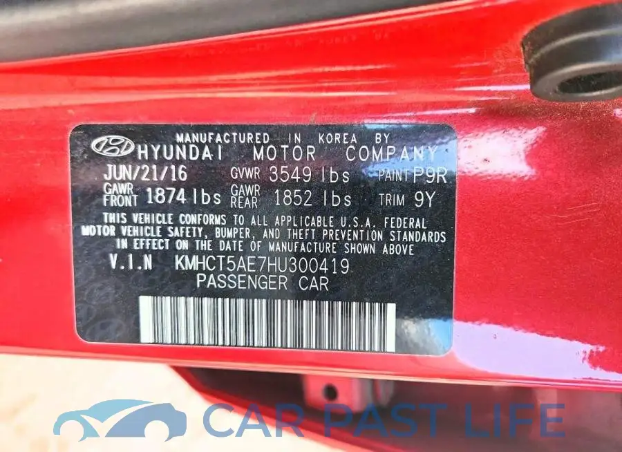 KMHCT5AE7HU300419# 13