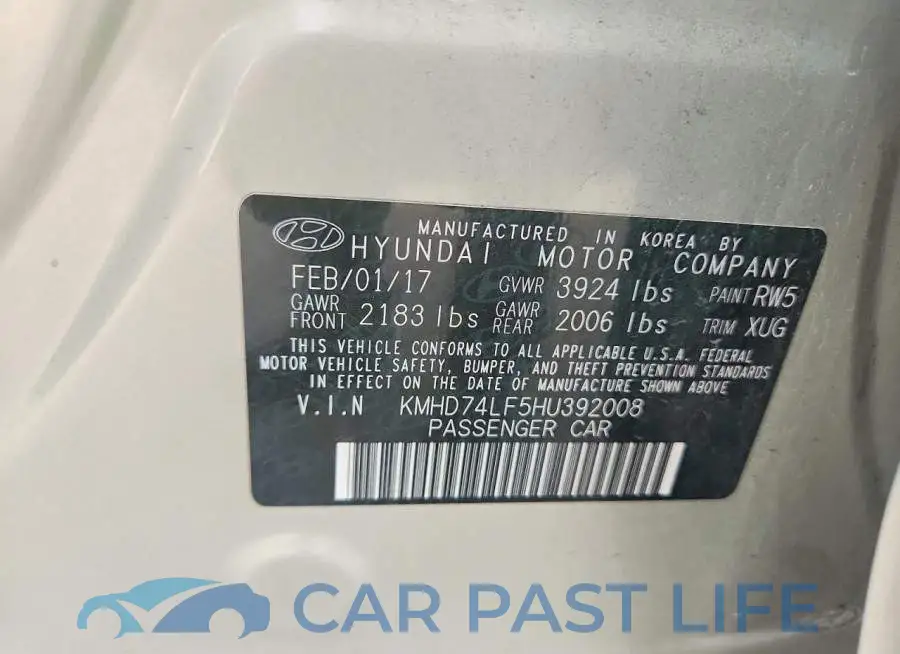 KMHD74LF5HU392008# 13