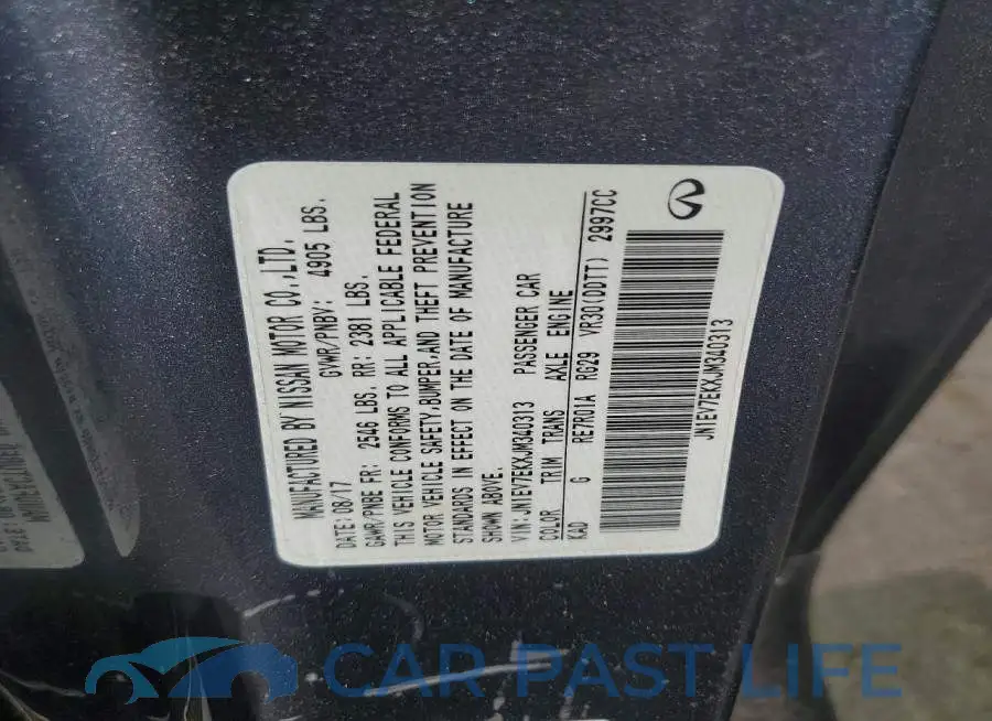 JN1EV7EKXJM340313# 12