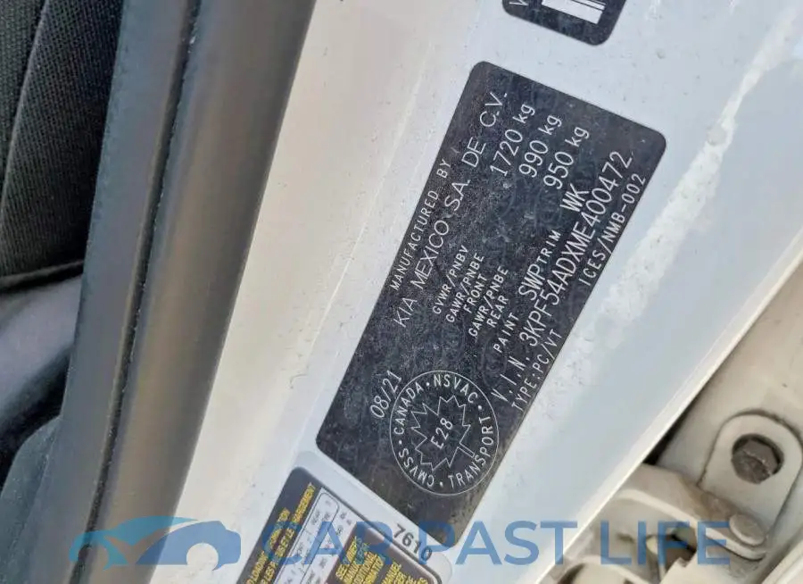 3KPF54ADXME400472# 12