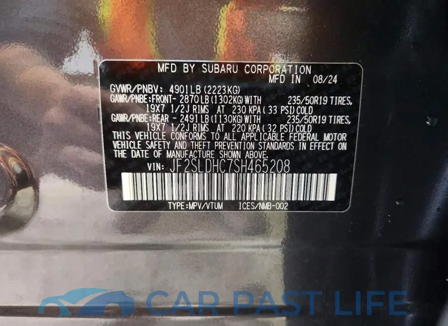 JF2SLDHC7SH465208# 13