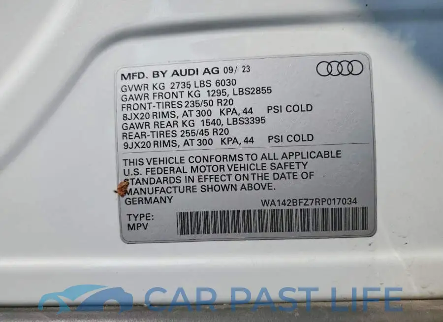WA142BFZ7RP017034# 14