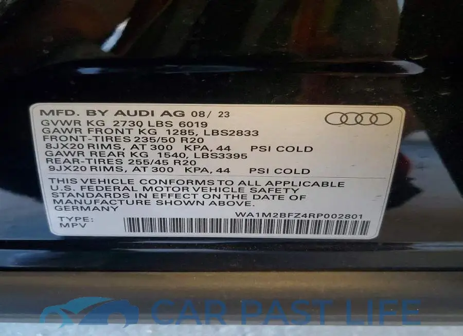 WA1M2BFZ4RP002801# 14