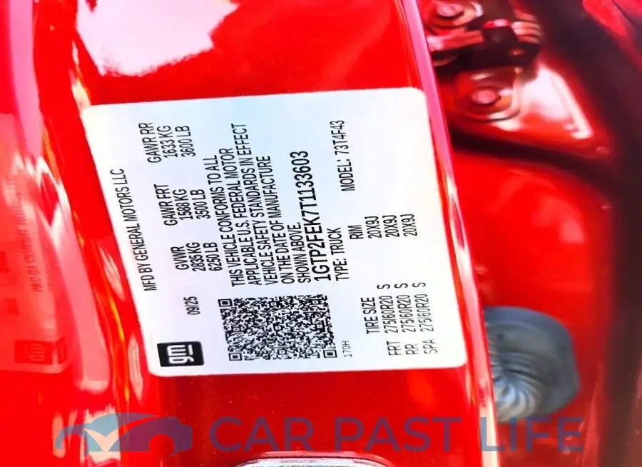 1GTP2FEK7T1133603# 12